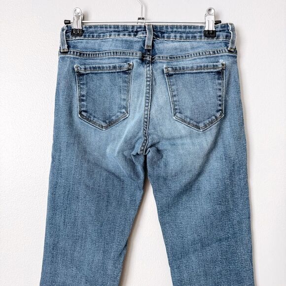 TheMogan Straight Leg Light Wash Denim Jeans Size 3 - Picture 5 of 8